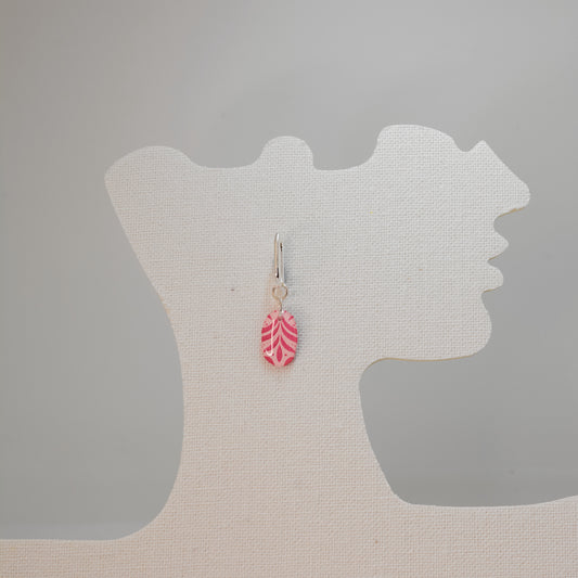 Pink Petal Mini Dangle Earrings