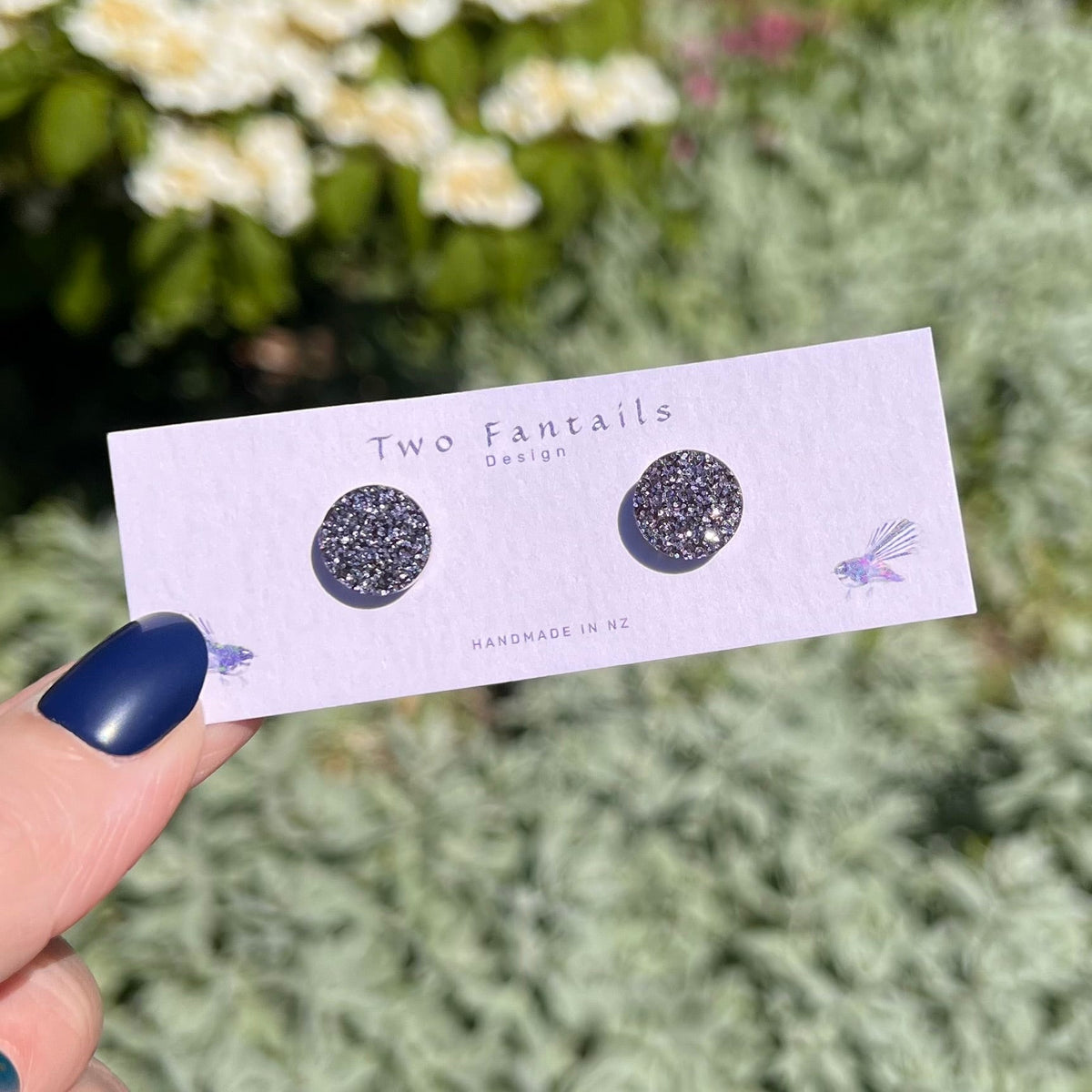 Purple Charcoal Glitter