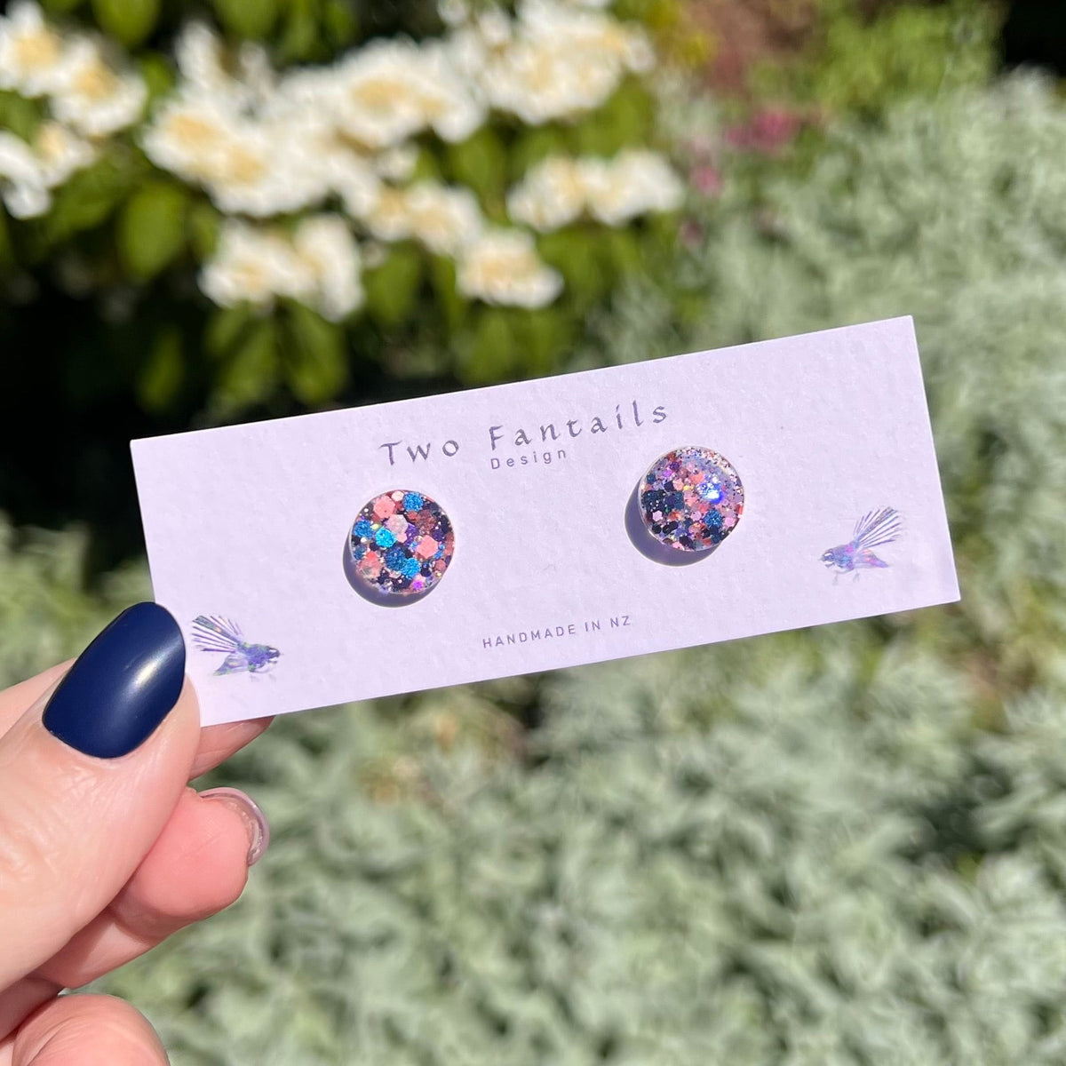 Pink and Blue Confetti