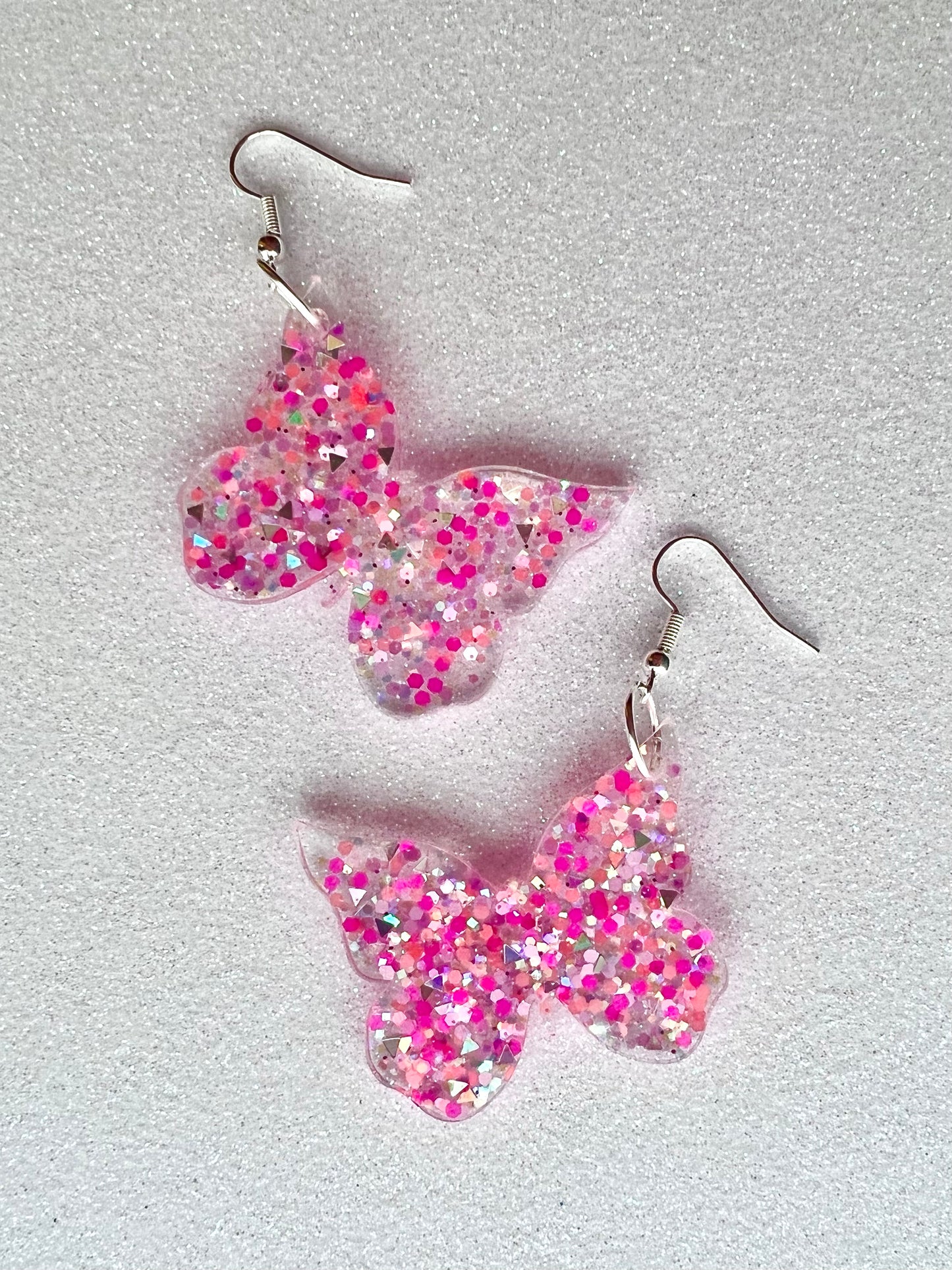 Sparkly Pink Butterflies