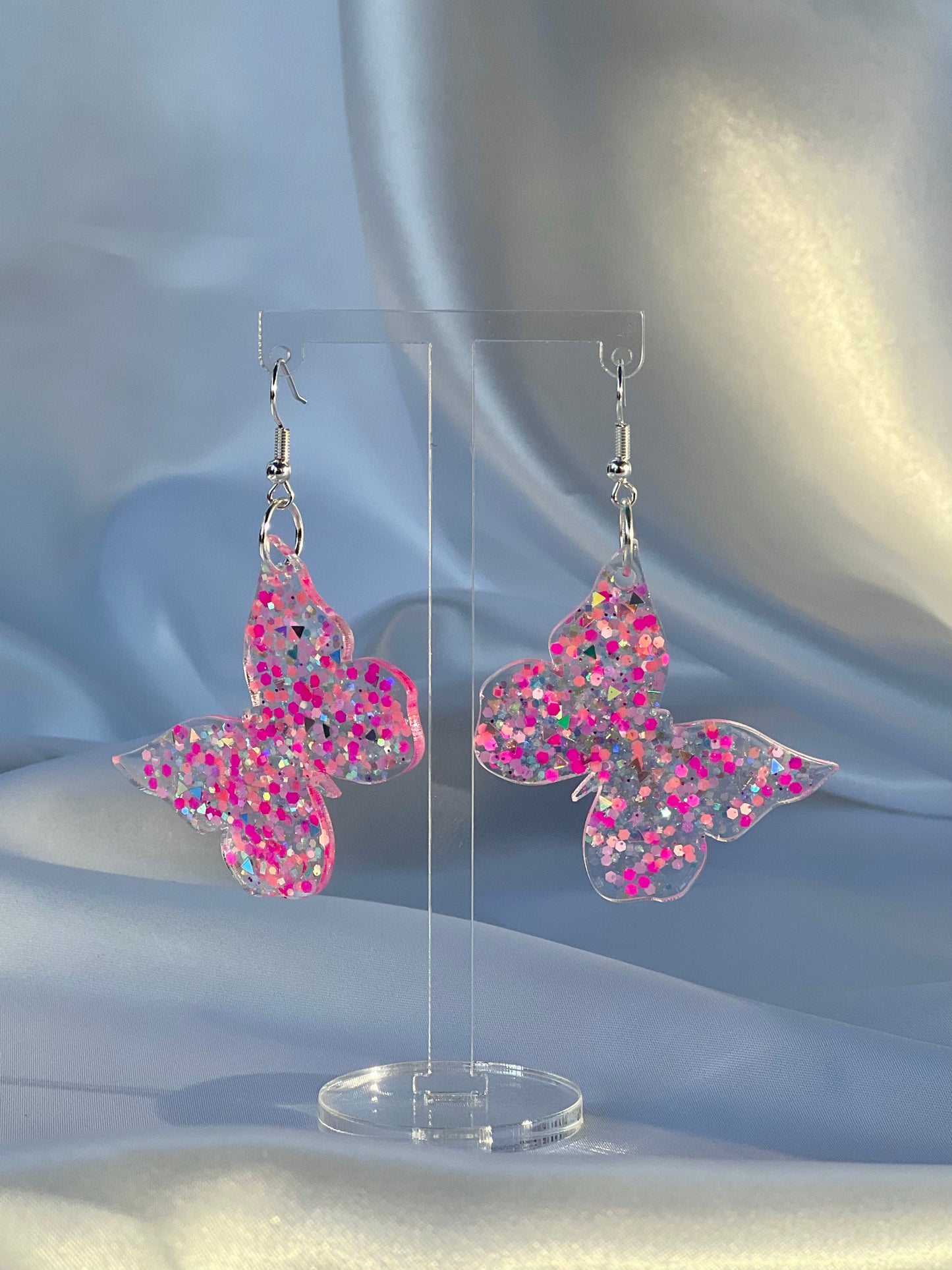 Sparkly Pink Butterflies