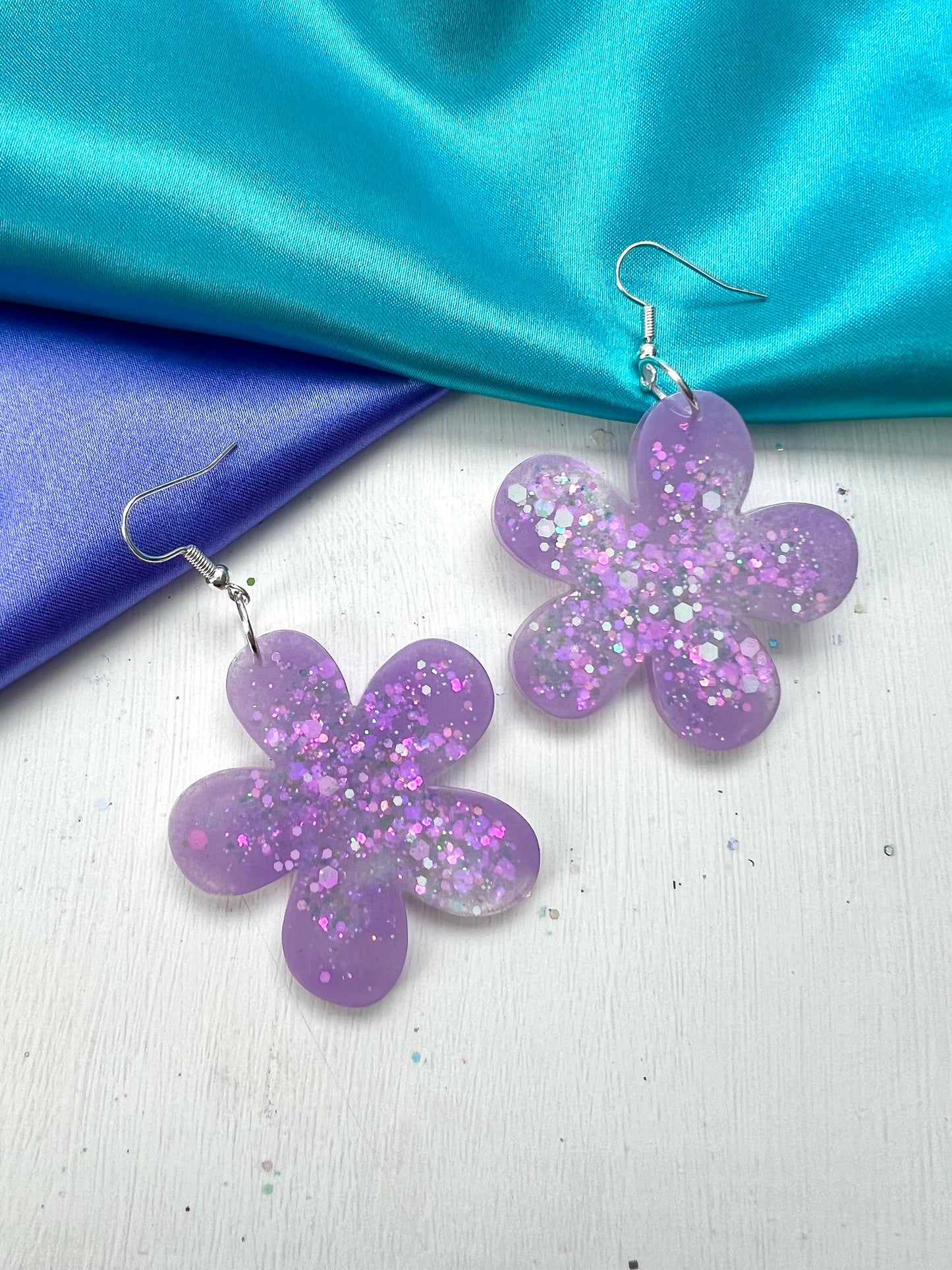 Large Lilac Flower Dangles