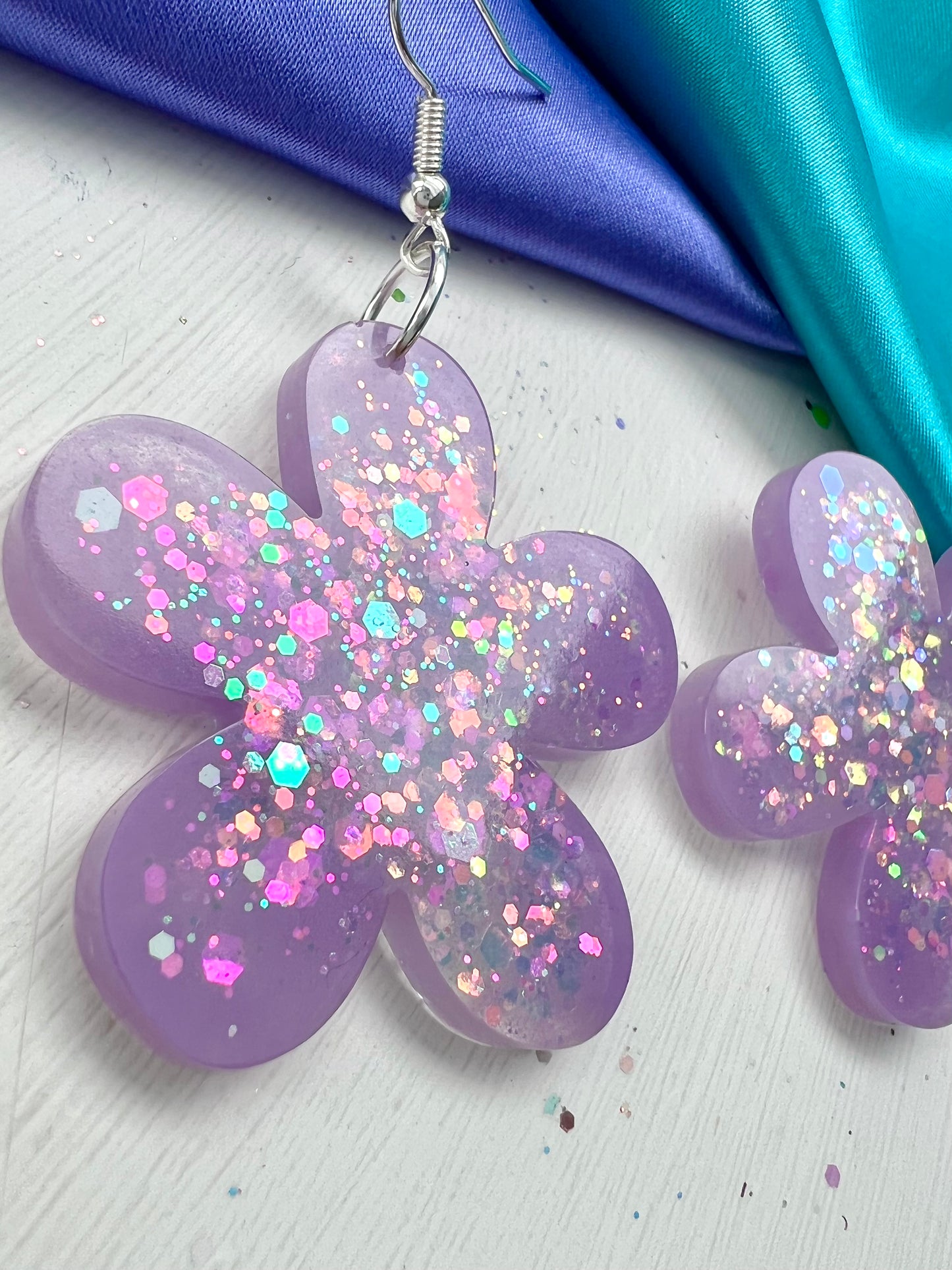 Large Lilac Flower Dangles