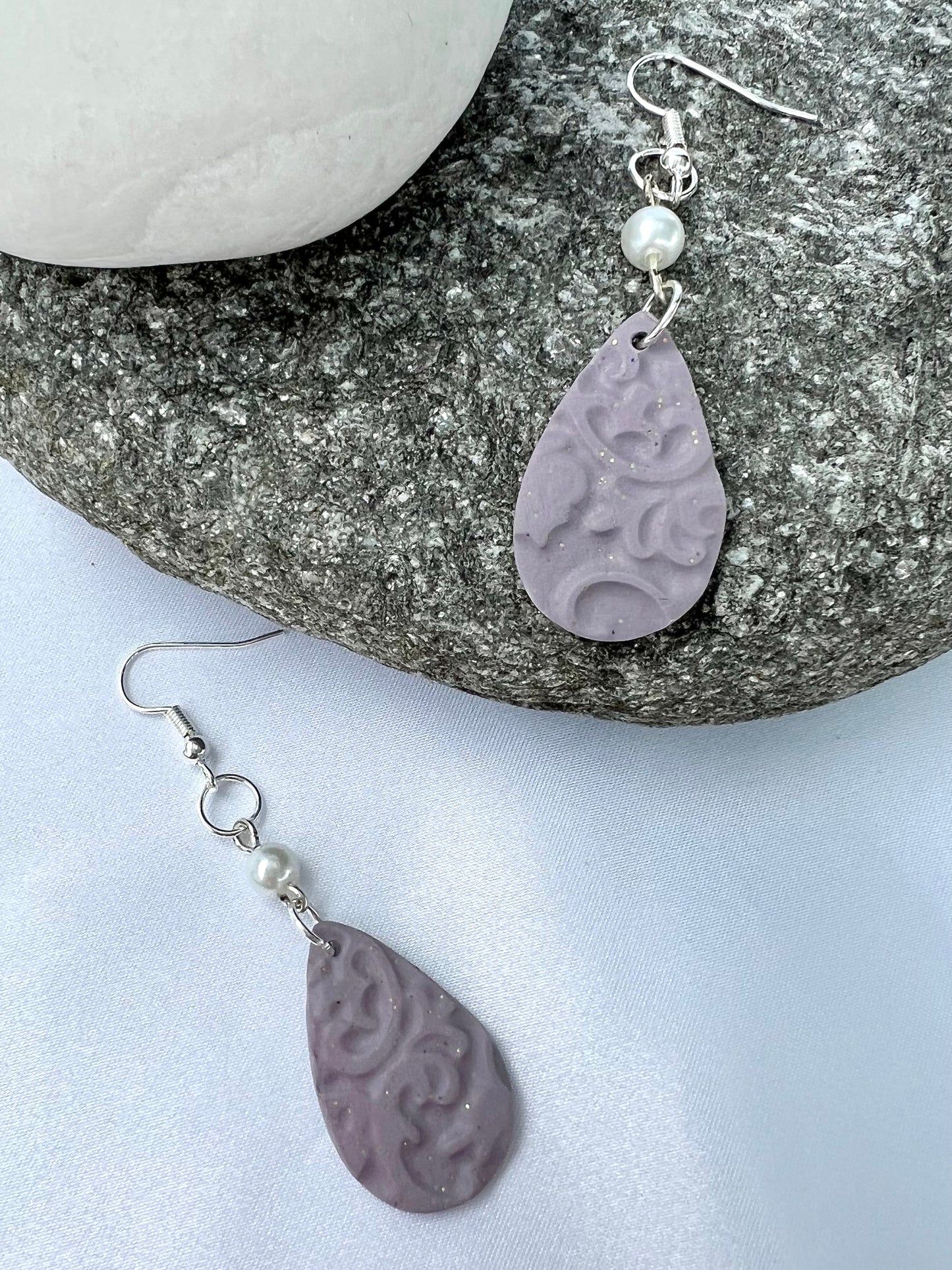 Stone Teardrop Dangles